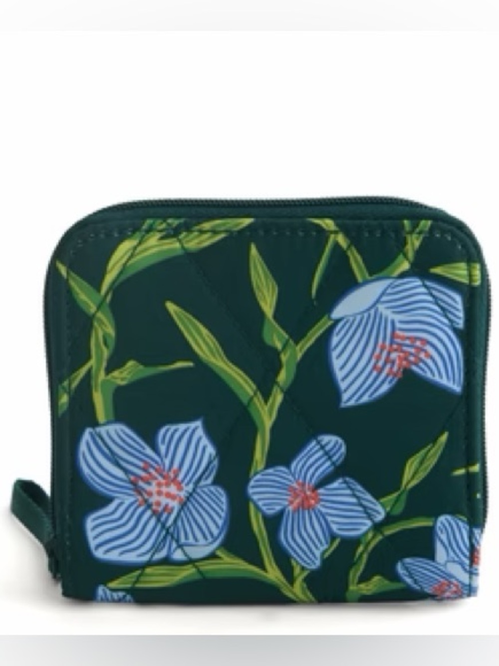 NWT Vera Bradley Floral Quilted Zip Wallet